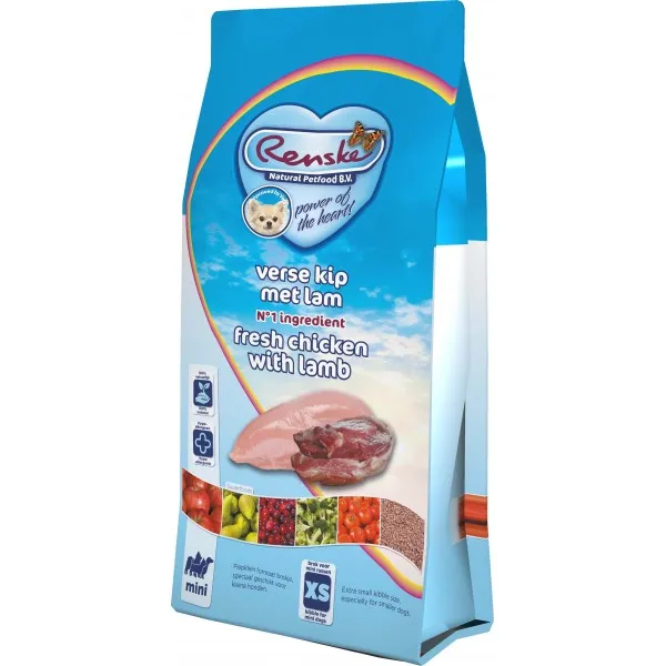 Renske Super Premium Mini hondenvoer kip met lam