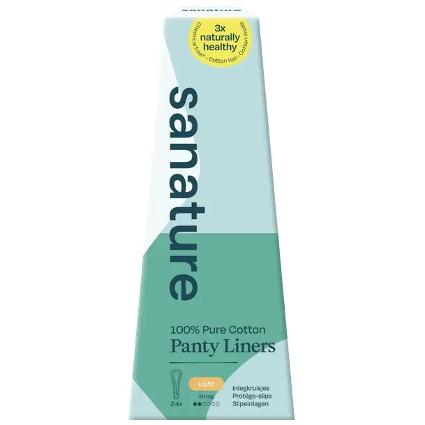 Sanature 100% katoenen inlegkruisjes string light