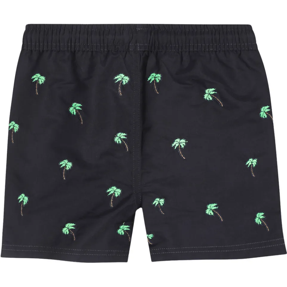 Tumble 'n Dry zwemshort donkerblauw met all over palmboom print, foto 3