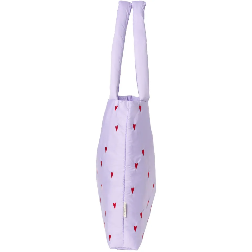 Studio Noos Puffy Hearts Mom Bag luiertas paars, foto 2