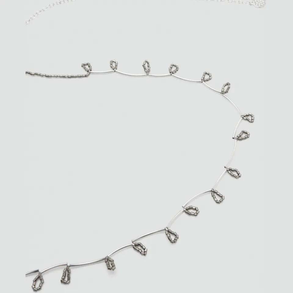 Mango TEEN riem - zilver, foto 2