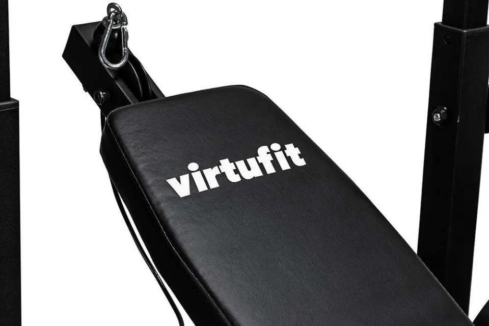 Virtufit multifunctionele halterbank deluxe zwart, foto 3