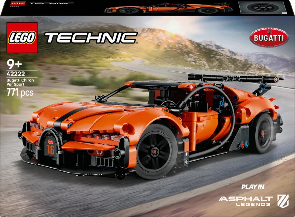 Lego Technic Bugatti Chiron Pur Sport hypercar 42222, foto 7