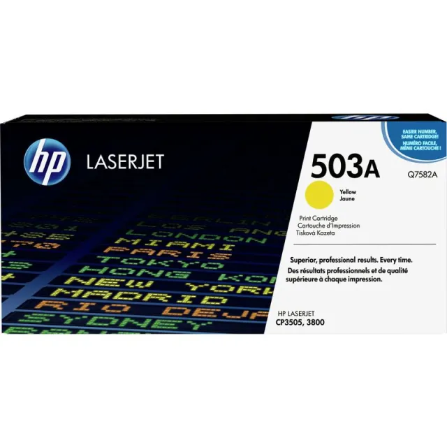 Hp 503A (Q7582A) Toner Geel