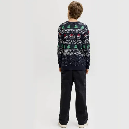 Jack & Jones JUNIOR kersttrui donkerblauw, foto 5