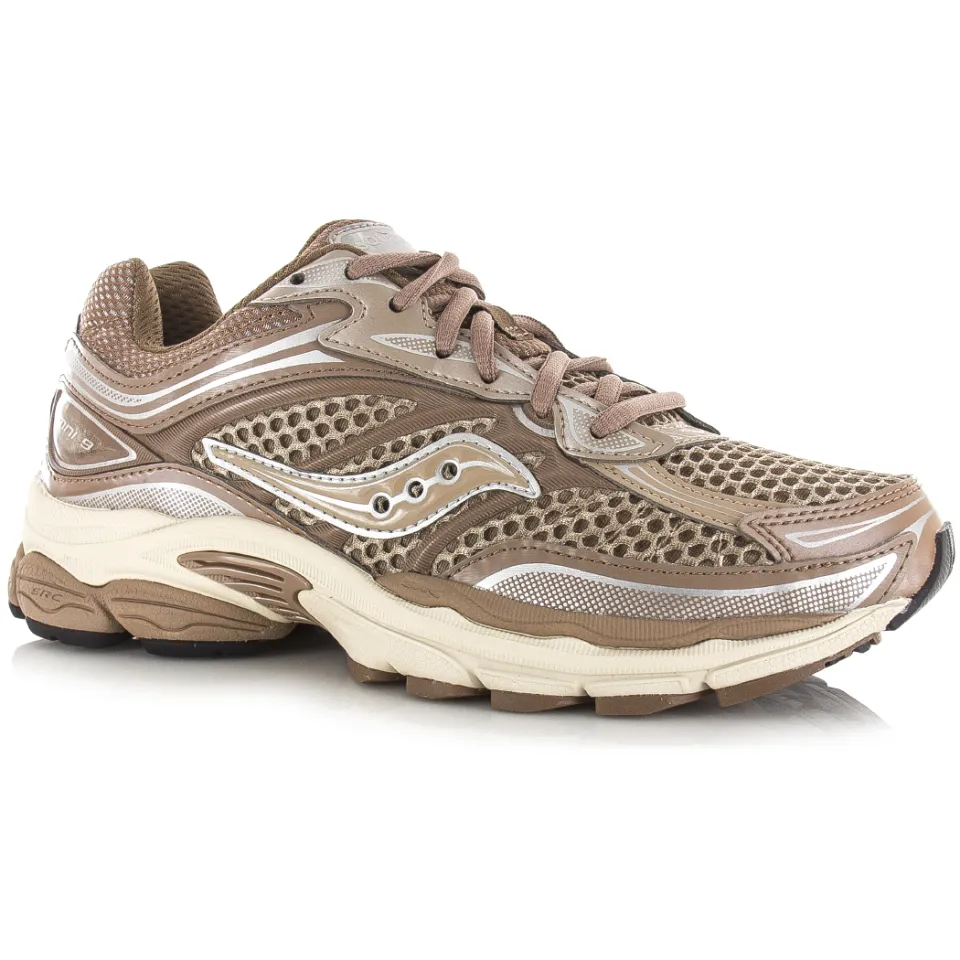 Saucony Progrid Omni 9 saddle eggshell Mesh Unisex bruin, foto 4
