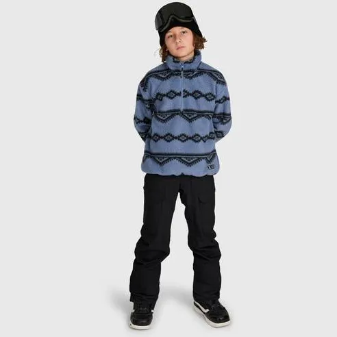 Brunotti Kennety fleece outdoor sweater met opstaande kraag - blauw, foto 3