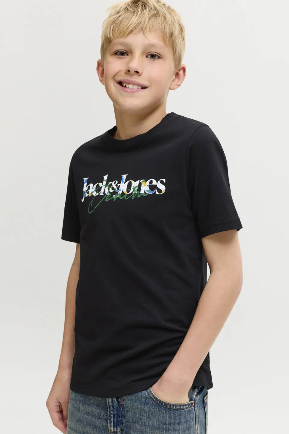 Jack & Jones t-shirt met logoprint zwart, foto 5