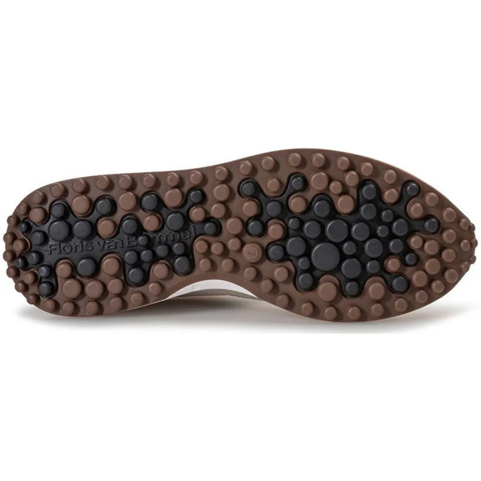 Floris Van Bommel Noppi 37.10 leren sneakers wit/bruin, foto 5