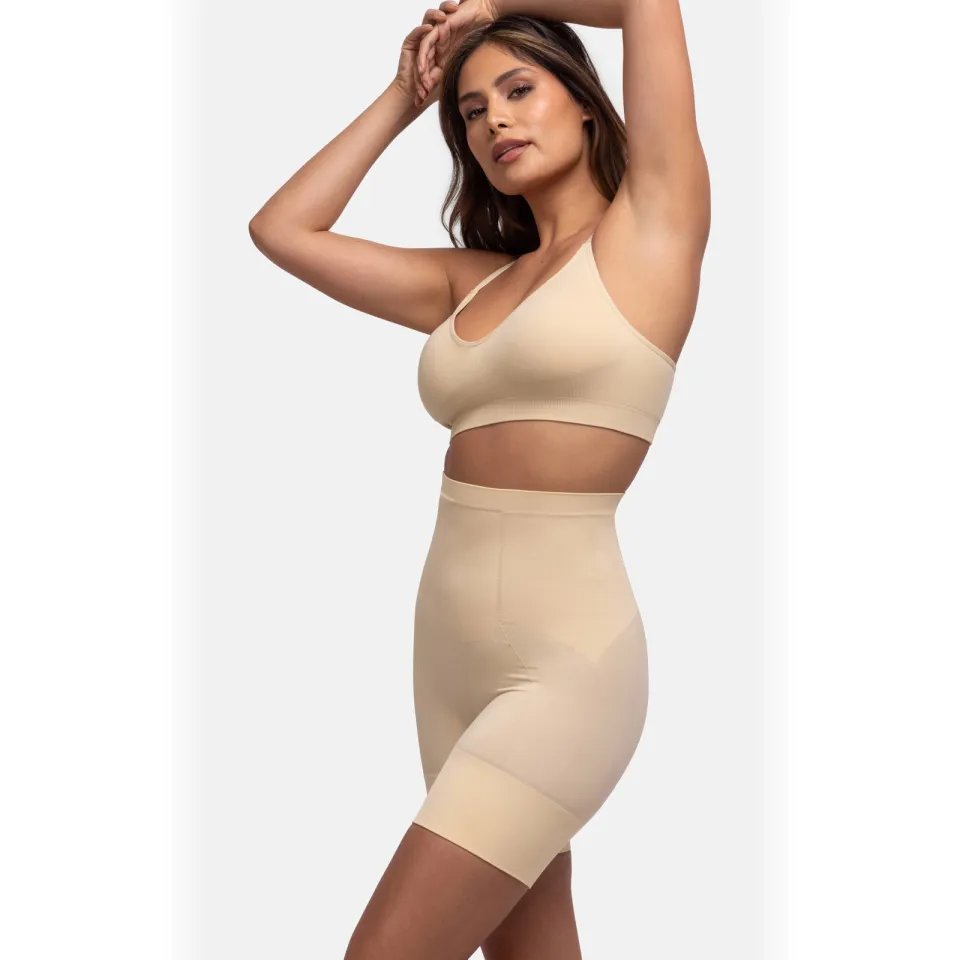 Dorina high waist corrigerende short Absolute Sculpt beige, foto 4