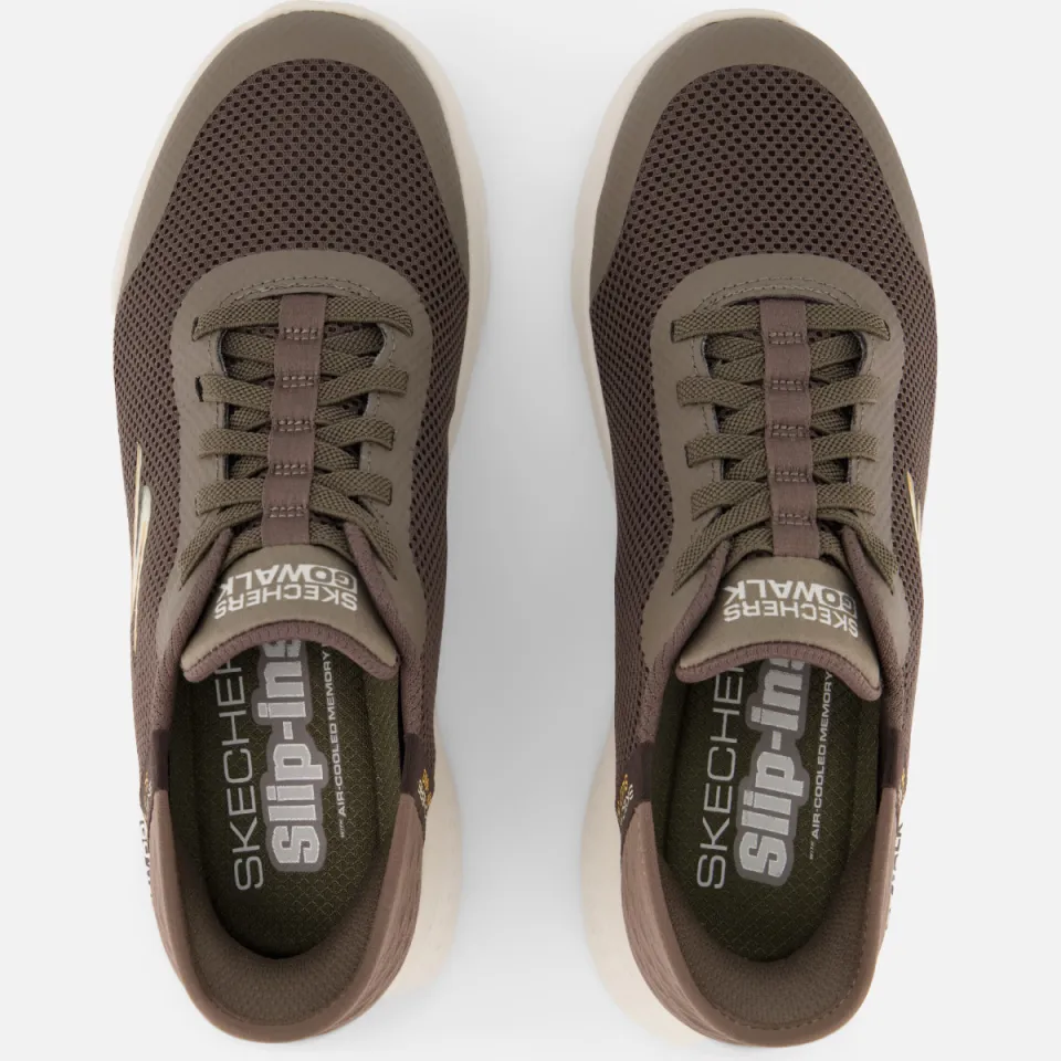 Skechers Slip-ins Go Walk Flex instappers cognac, foto 8