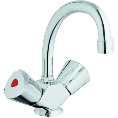 Grohe Costa Trend wastafelmengkraan chroom met ketting