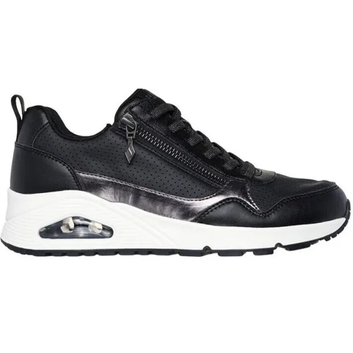 Skechers Uno Metallic Sliders sneakers zwart, foto 3