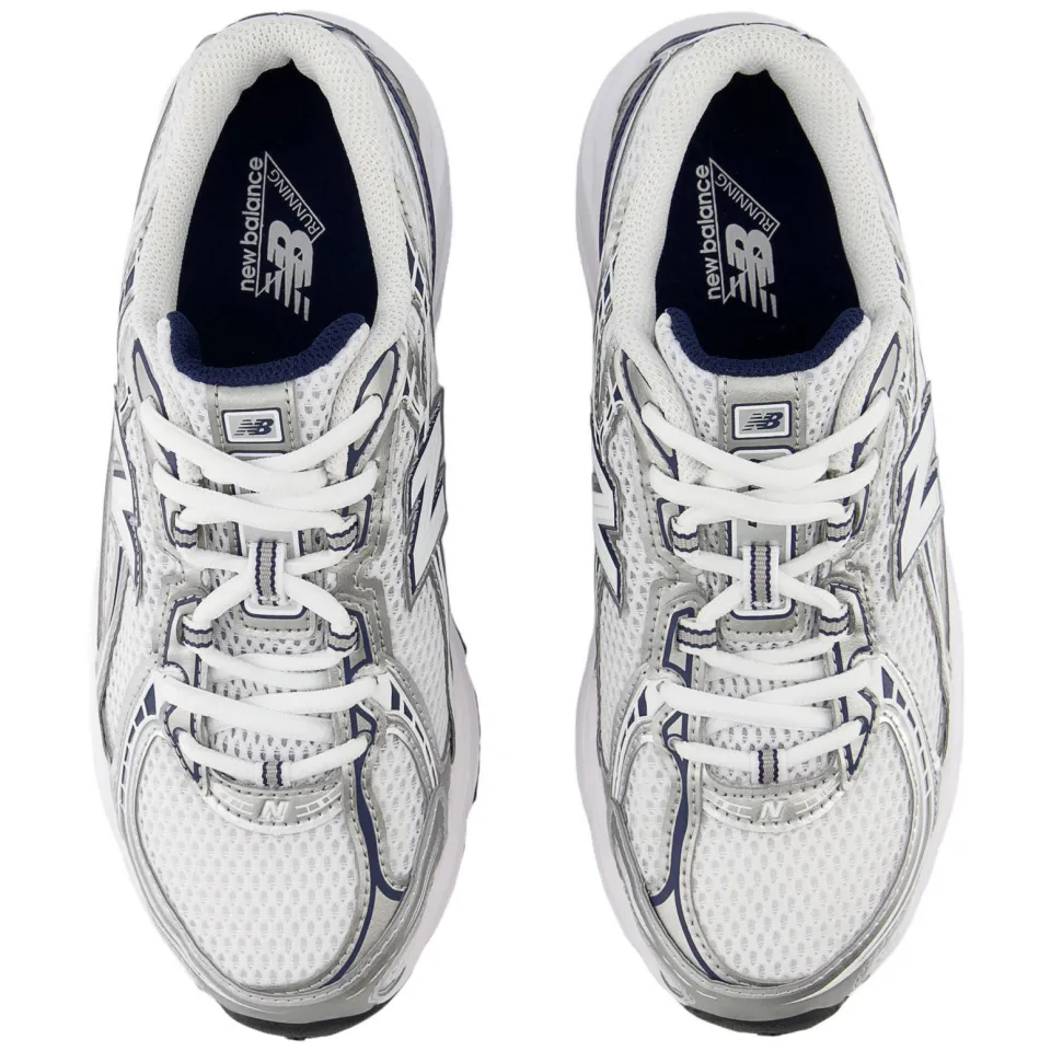 New Balance 740 mesh sneakers - wit/donkerblauw, foto 4
