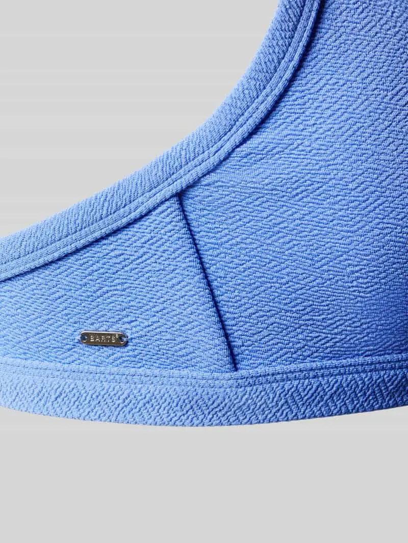 Barts High Support bikinitop met V-hals model 'Saltoty' blauw, foto 4