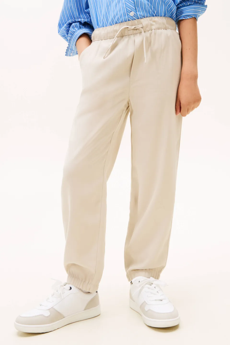 Tommy Hilfiger casual broek beige, foto 4