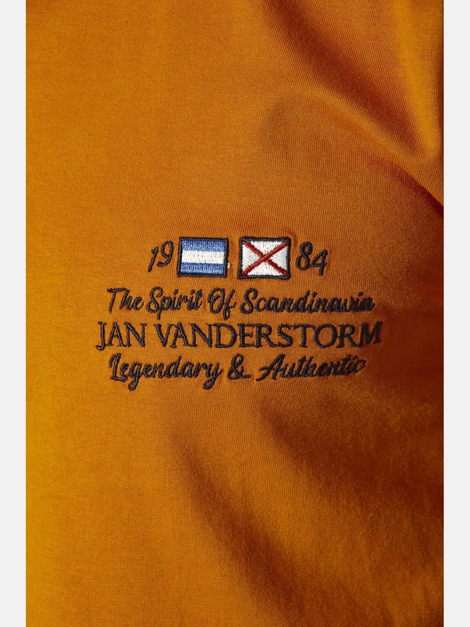 Jan Vanderstorm T-shirt oranje, foto 4