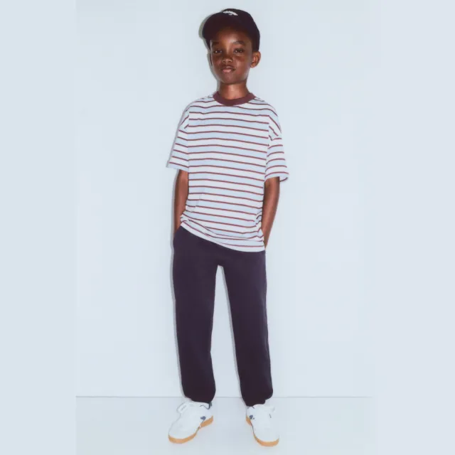 Mango Kids joggingbroek marineblauw
