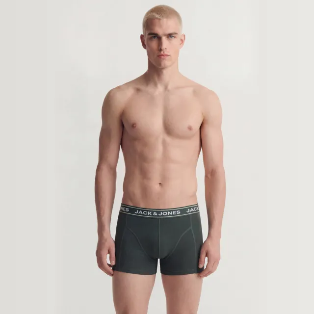 Jack & Jones Max boxershorts Groen/donkerblauw/grijs
