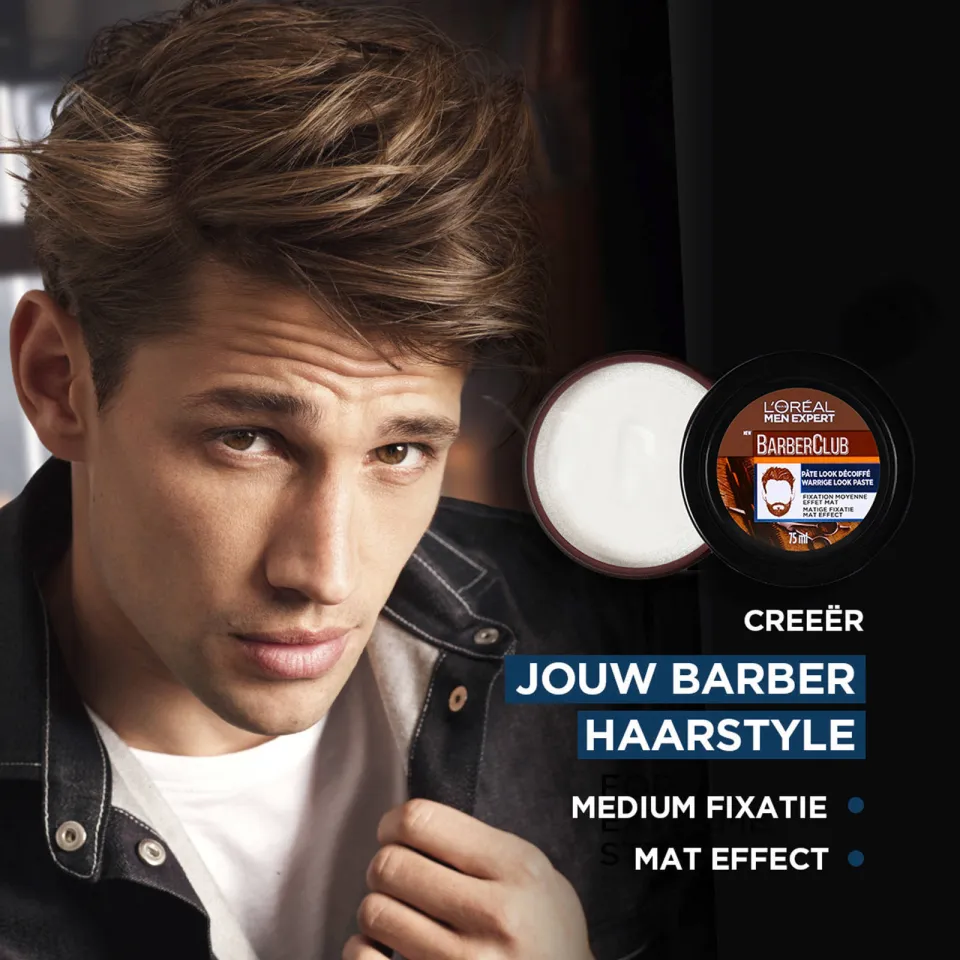 L'oréal Paris Men Expert BarberClub styling paste - 6x 75 ml, foto 3