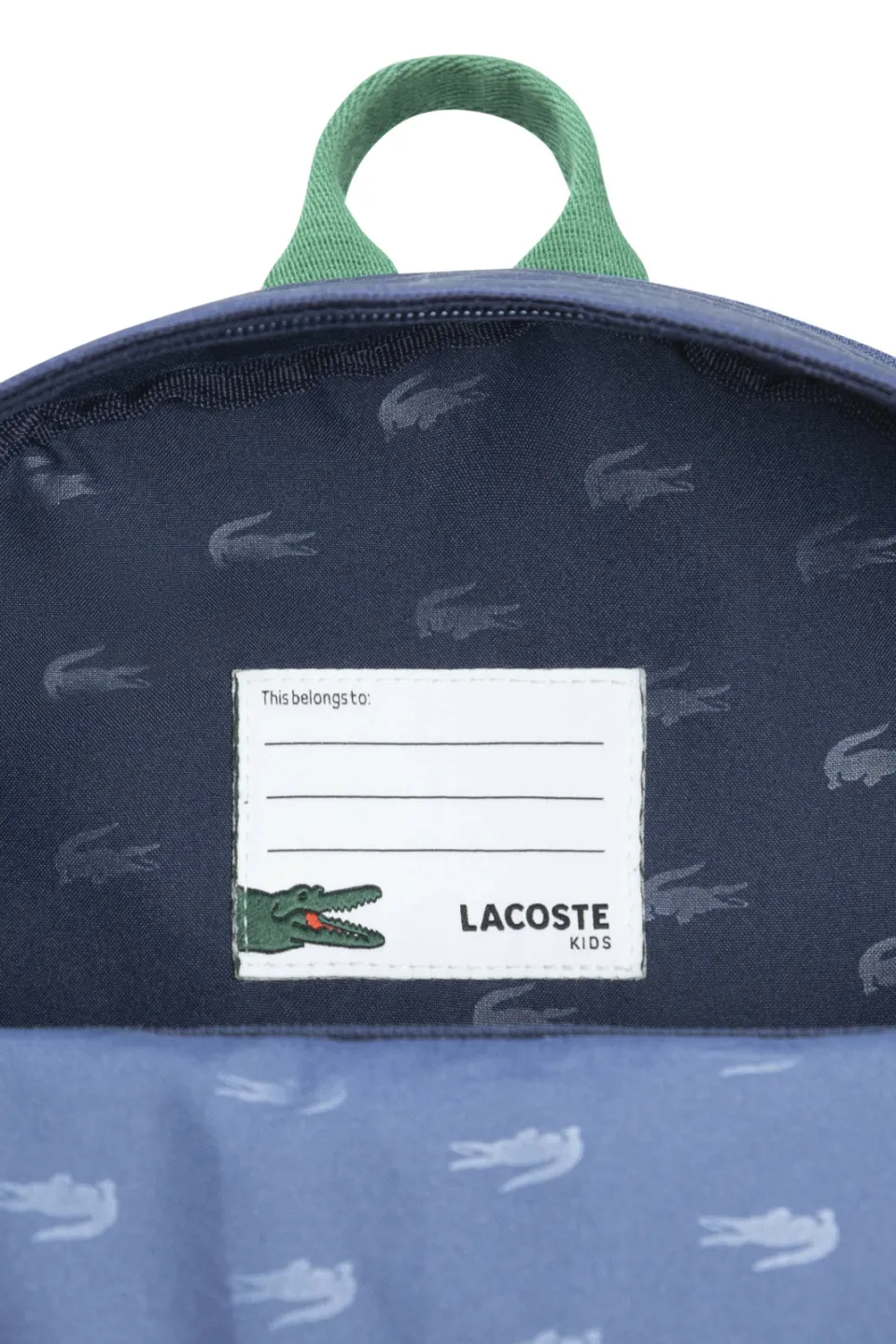 Lacoste katoenen rugzak donkerblauw, foto 4