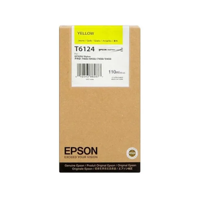 Epson T6124 (C13T612400) Inktcartridge Geel