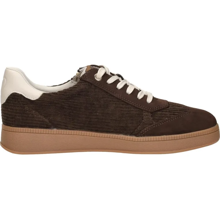 Marco Tozzi sneakers laag donkerbruin