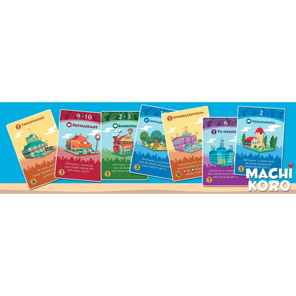 White Goblin Games Machi Koro dobbelspel