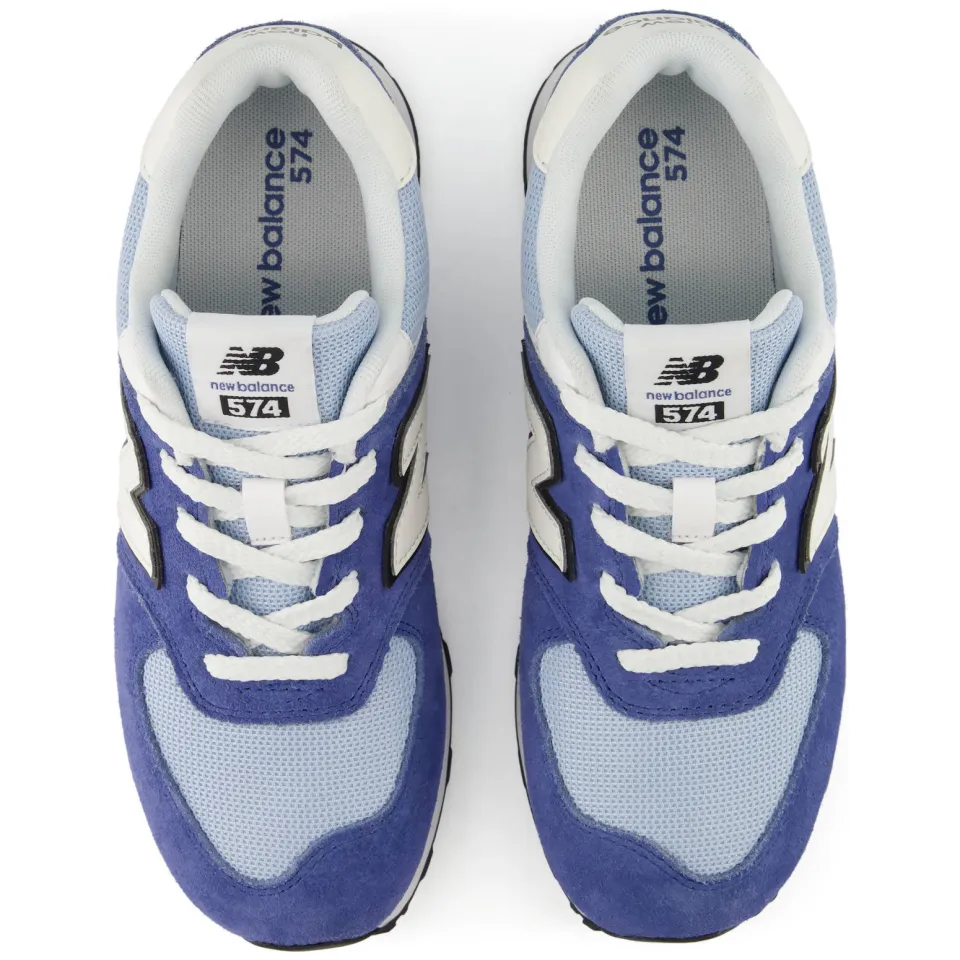 New Balance 574 sneakers kobaltblauw/ecru, foto 6