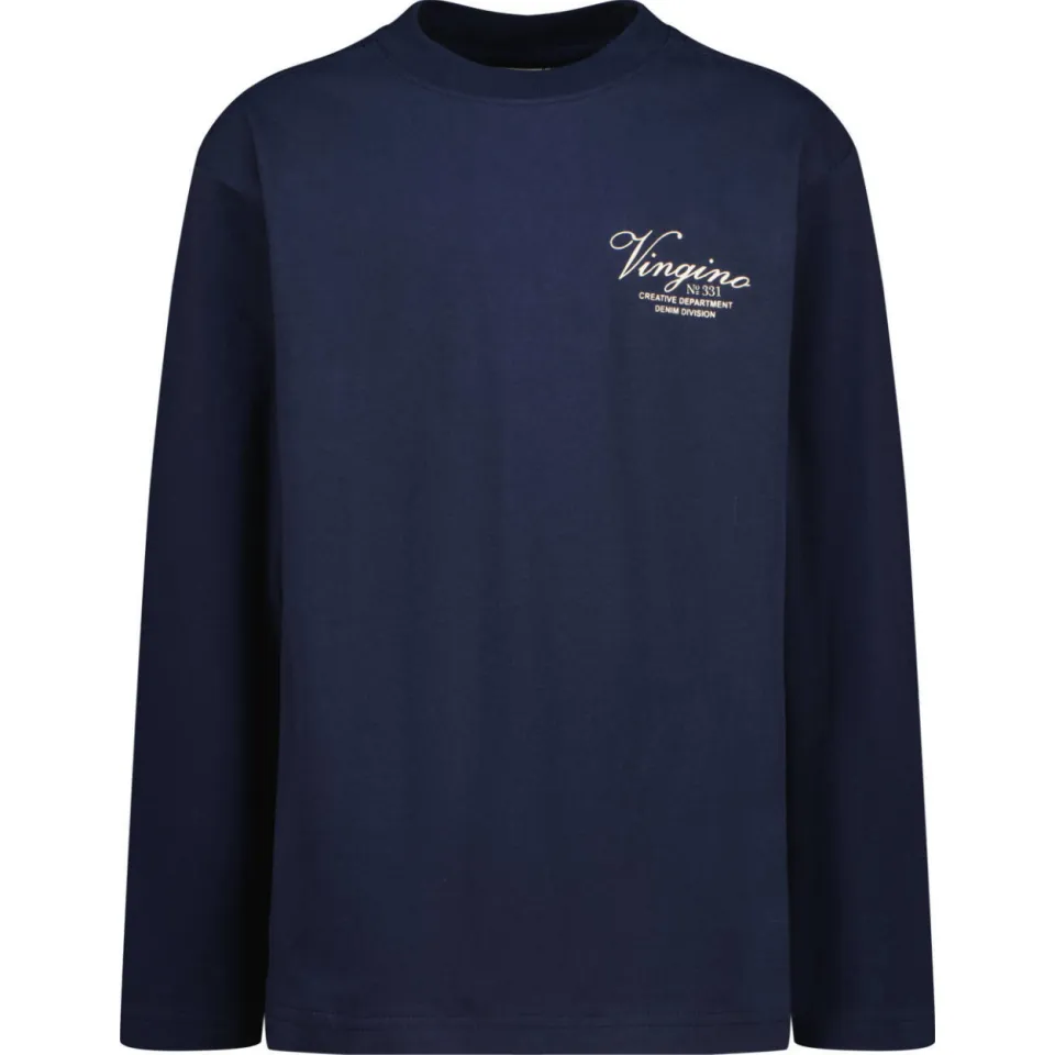 Vingino Hendri oversized longsleeve donkerblauw, foto 2