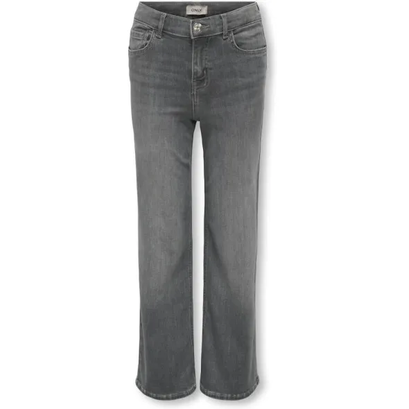Only Kogmadison blush wide gd dnm noos grey denim