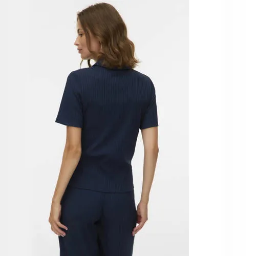 Mamalicious zwangerschaps- en voedings polo donkerblauw, foto 5
