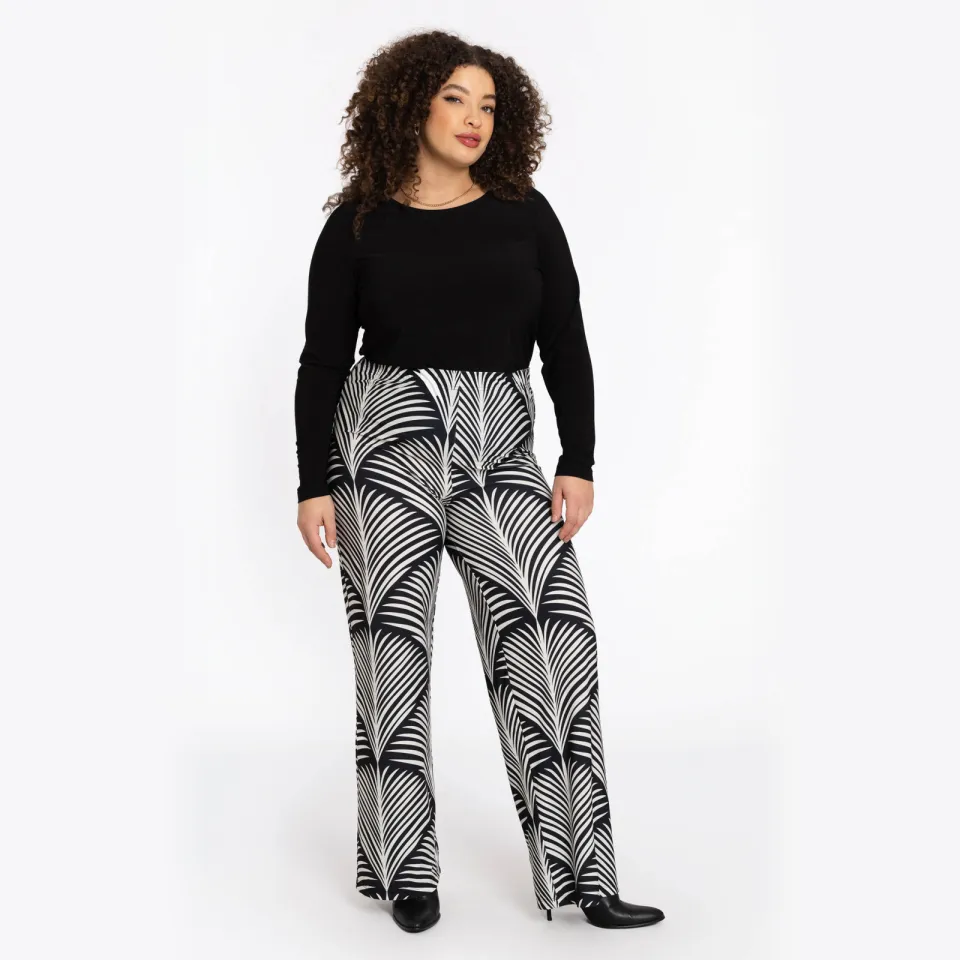 Yoek Palm pantalon zwart, foto 3