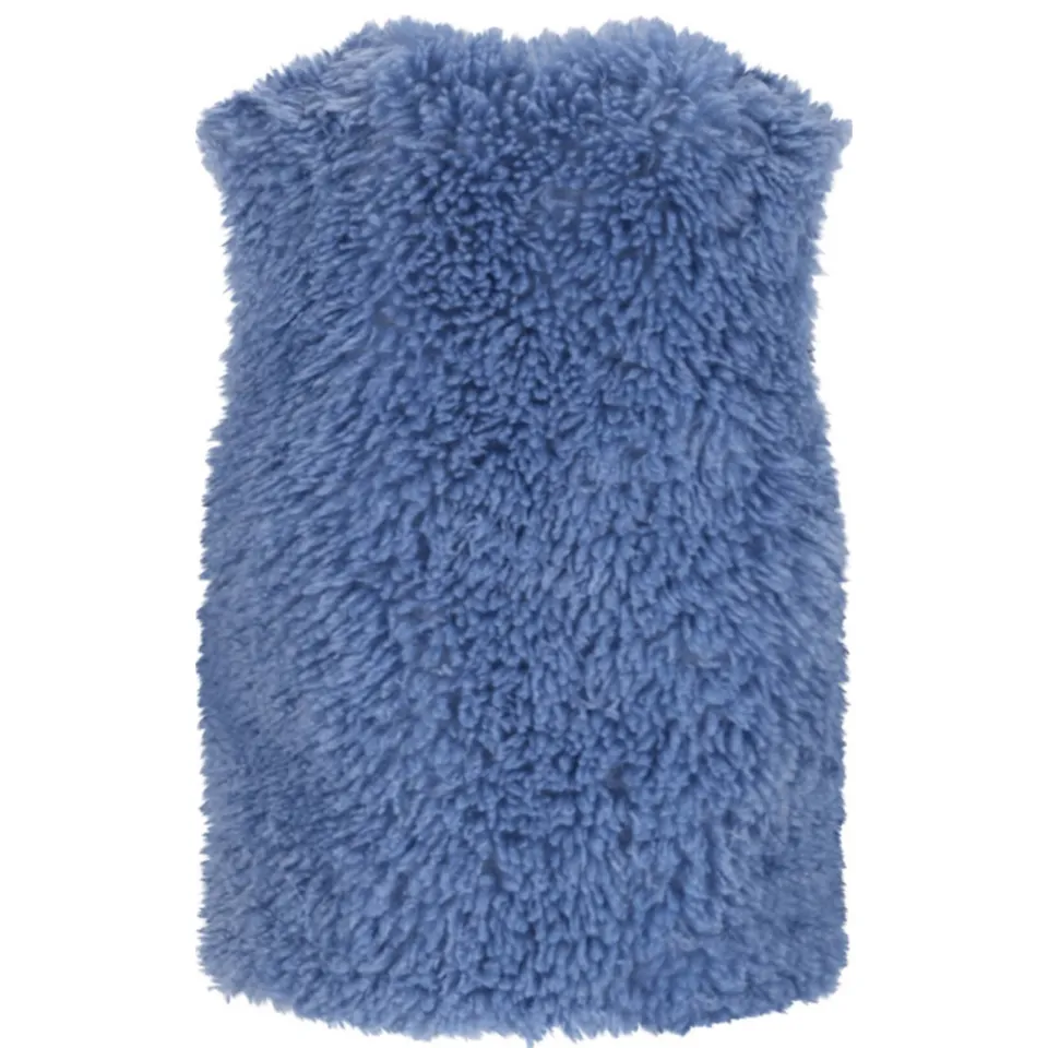 NoBell’ teddy gilet blauw, foto 3