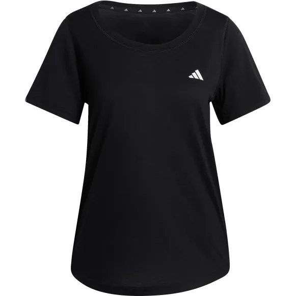 Adidas Women's Workout Essentials Scoop Neck T-Shirt - Sportshirt, zwart