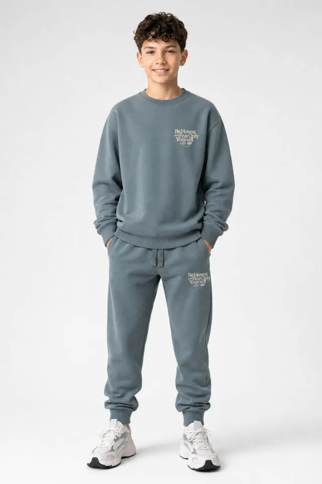 Cars regular fit joggingbroek met print grijsgroen