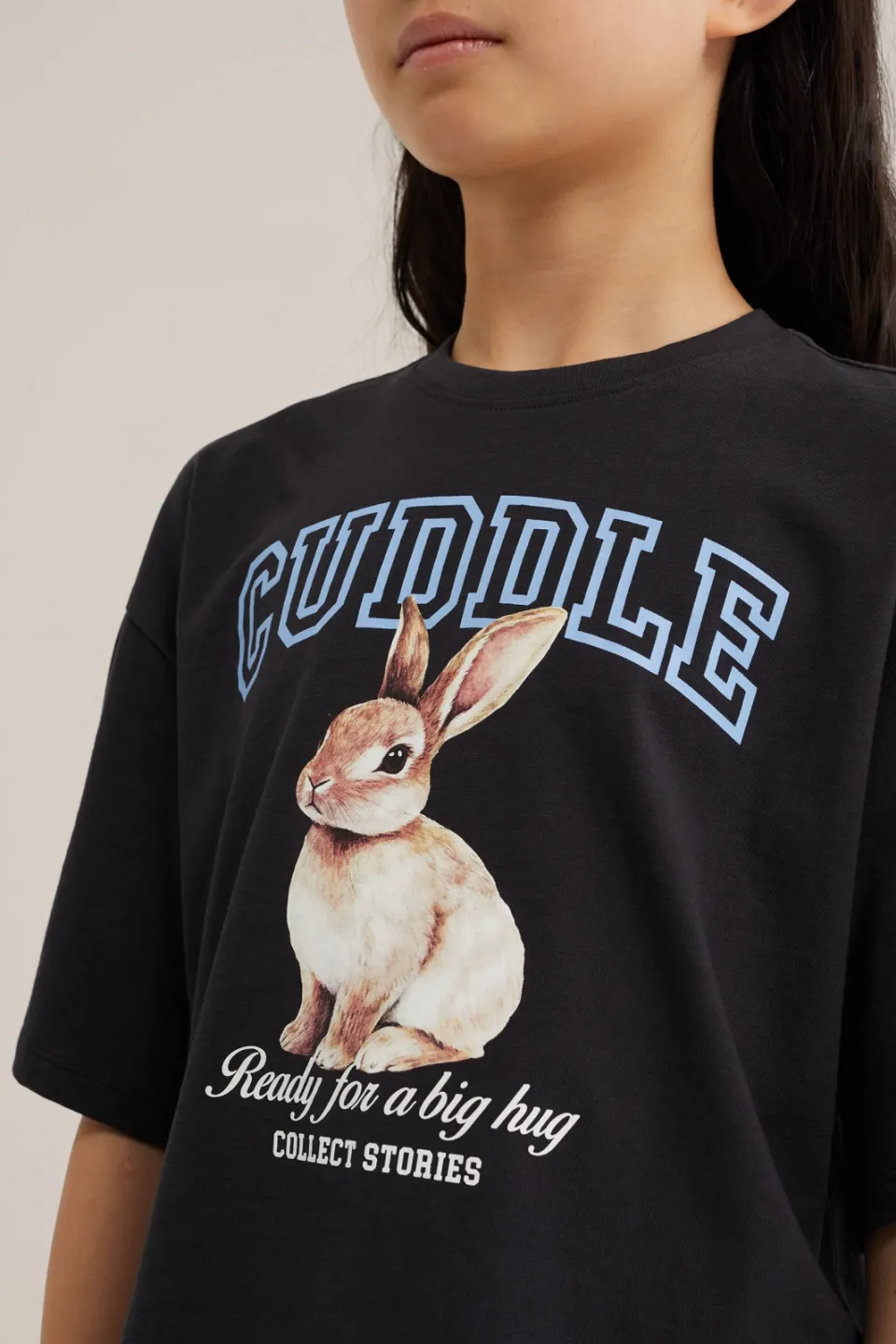 WE Fashion t-shirt met print antraciet, foto 4