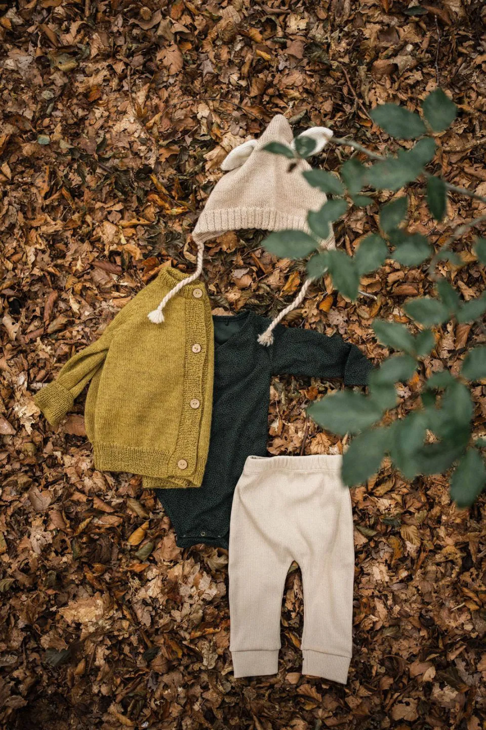 WildWood romper met stip print donkergroen groen, foto 2