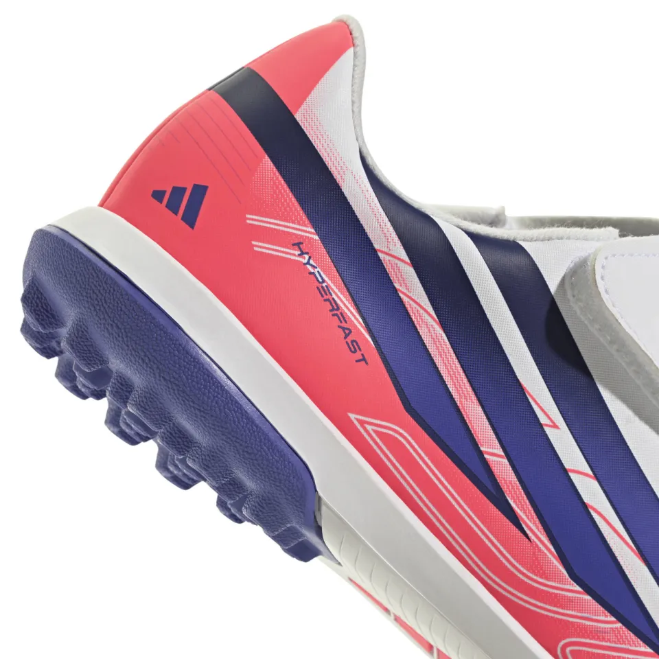 Adidas Performance F50 Hyperfast Club junior imitatieleren voetbalschoenen - roze/paars, foto 7