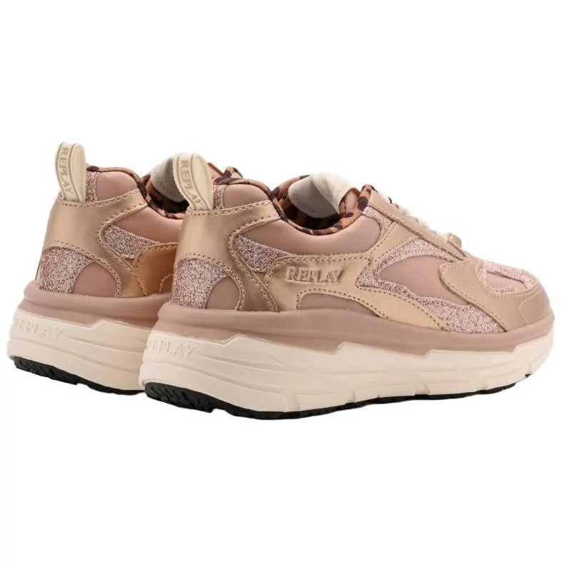 Replay sneakers - roze/goud, foto 3