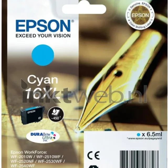 Epson 16XL cyaan (Origineel Hoge Capaciteit)