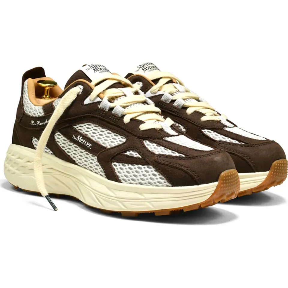 Mercer The Re-Run Max Nubuck dark brown Suede Unisex, foto 3