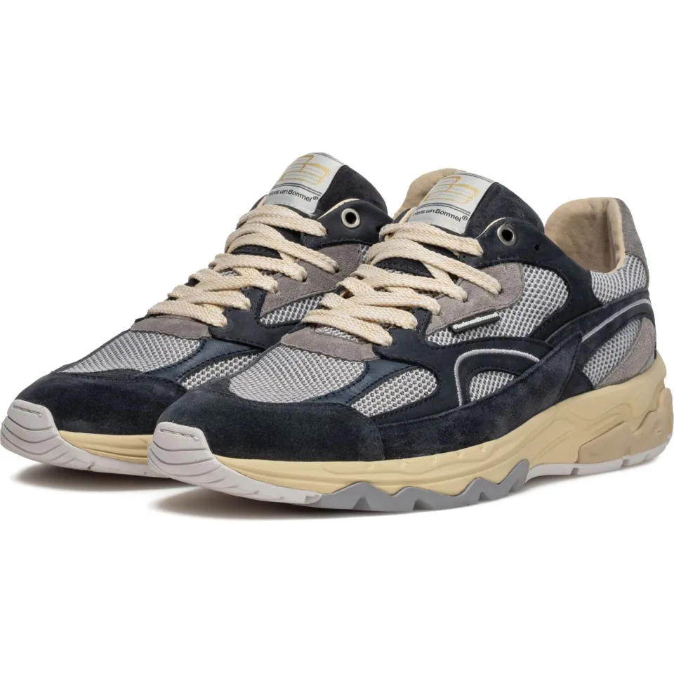 Floris Van Bommel De Rezer 01.38 suède sneakers donkerblauw donker blauw, foto 3