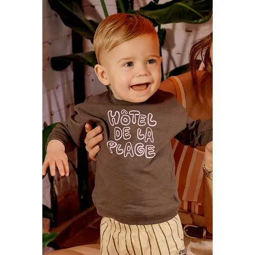 Z8 newborn sweater Riff donkerbruin, foto 4
