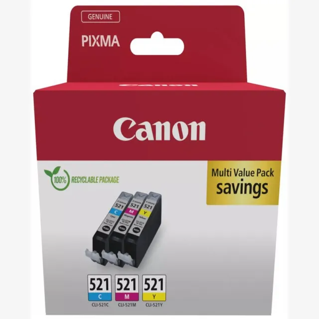 Canon CLI-521 Multipack kleur (Origineel), foto 3
