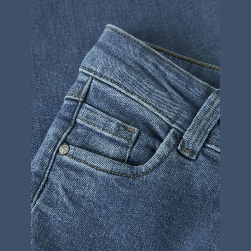 NAME IT KIDS wide leg jeans Medium blue denim, foto 6