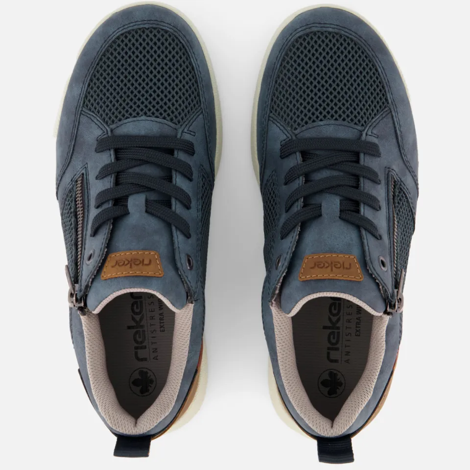 Rieker lage sneakers blauw, foto 7