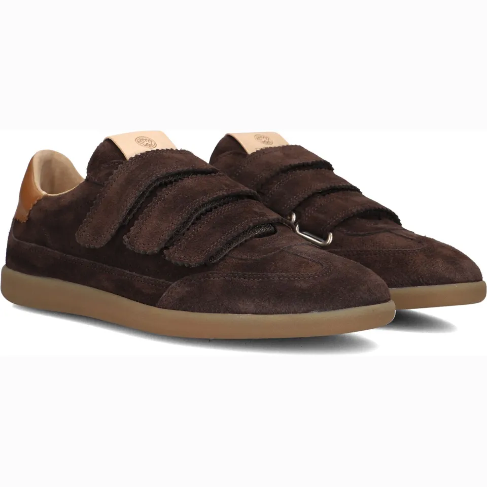 Fred de la Bretoniere Sneakers Pepper Valencia Bruin, foto 3