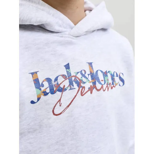 Jack & Jones JUNIOR hoodie met print - wit, foto 5