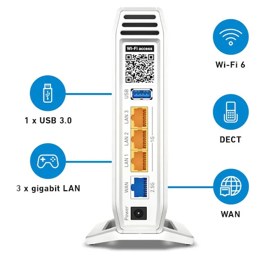 Fritz! Box 4060 draadloze router wit, foto 4